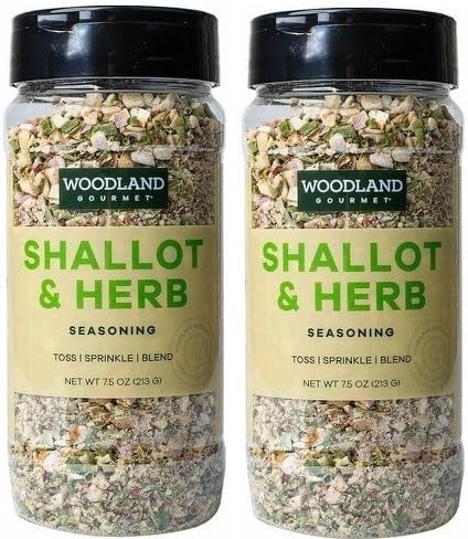 WOODLAND GOURMET SHALLOT & HERB SEASONING 7.5oz (Pack of 2)