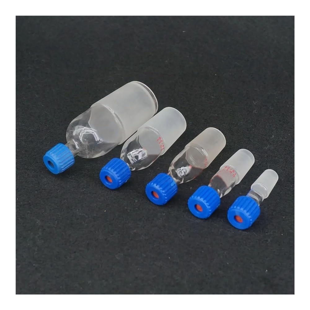 Laboratory Glass Adapter Borosilicate Ground Joint Stopper Bushing Thermometer Adapter Screw Cap Multiple Sizes(29-32)