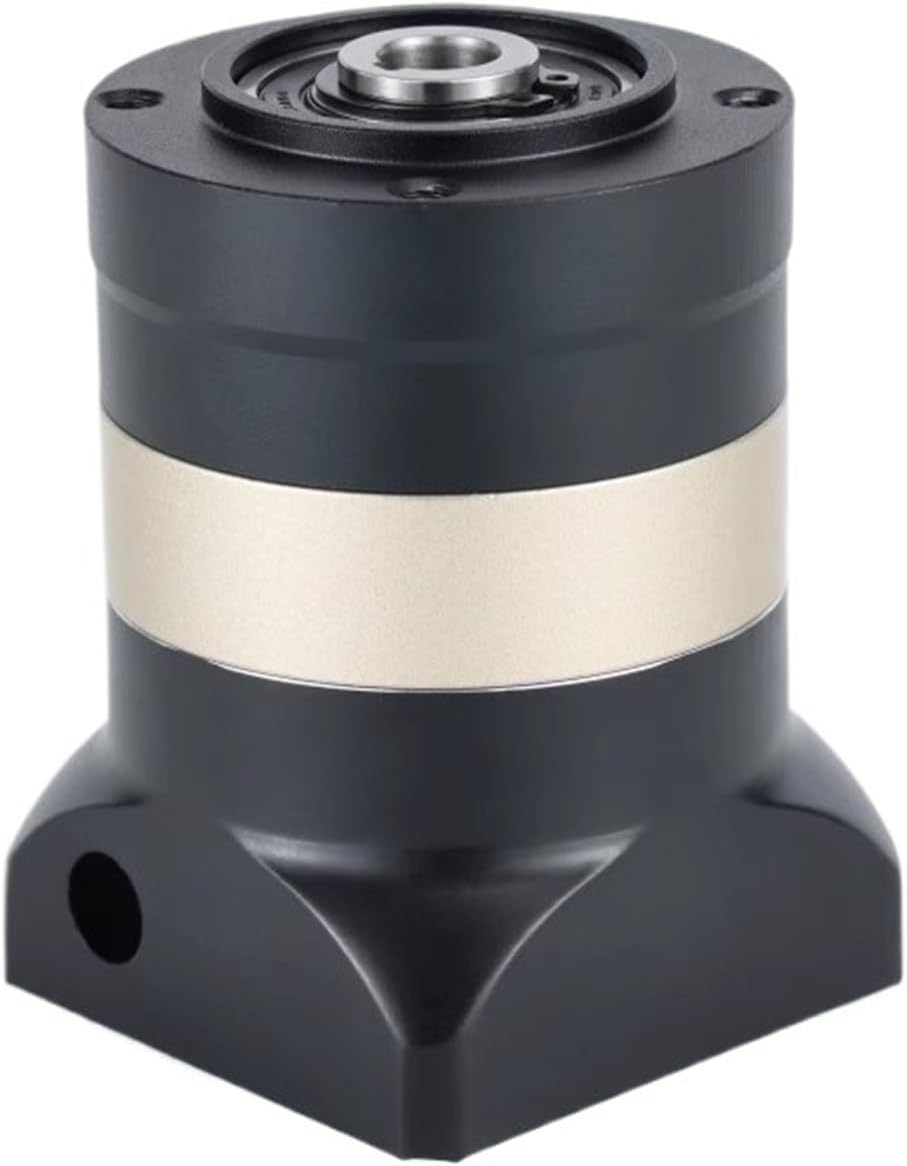 1PCS PLK120-L2 Round Flange Hole Output Helical Gear Precision Planetary Reducer Vertical Gear Reduction Box with 60/90 Servo Stepper(PLK60-L1)