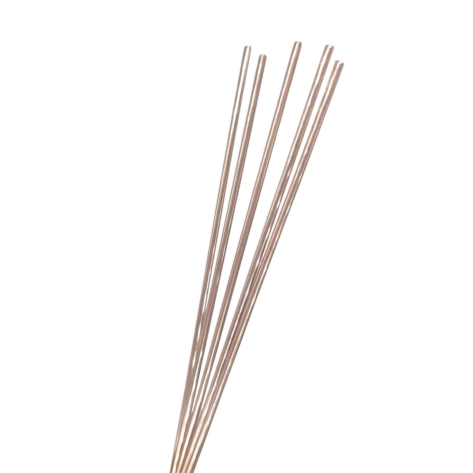 Varilla de soldadura baja temperatura bronce fosforado | 1,0-4,0 mm, 50 cm for soldadura de aleaciones y tubos de cobre(1.0mm)