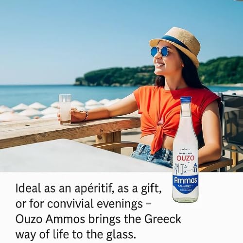 Ouzo griechischer Uzo Ammos 6x 700ml – Produktansicht 3