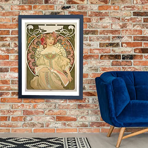 Affiche encadrée Alphonse Mucha Obraz Spiffing Prints en taille medium et finition mat