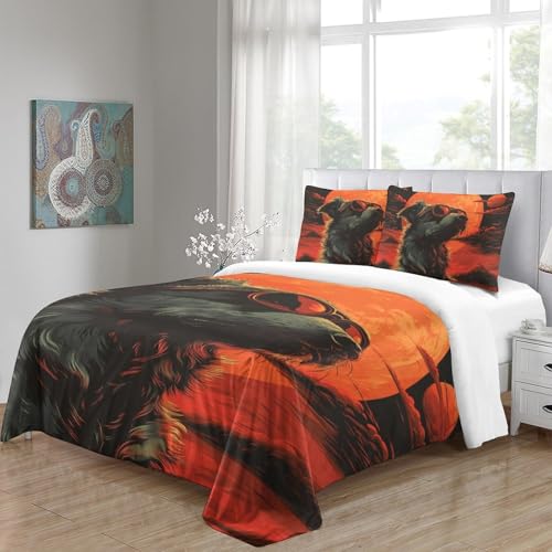 Parure de lit 200x200 microfibre douce anti-glisse à zip - 5