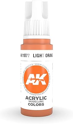AK Interactive 3rd Gen Acrylic Light Orange 17ml