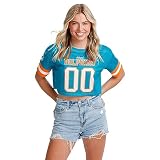 FOCO Miami Dolphins NFL Womens Gameday Mesh Crop Top - Medium