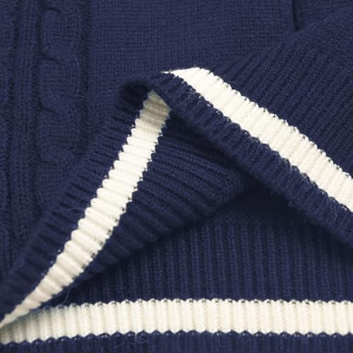 Image of Sweater Vest Women,Sleeveless V Neck Argyle Plaid Long Preppy Loose Knitted Casual School Sweaters Tank Top