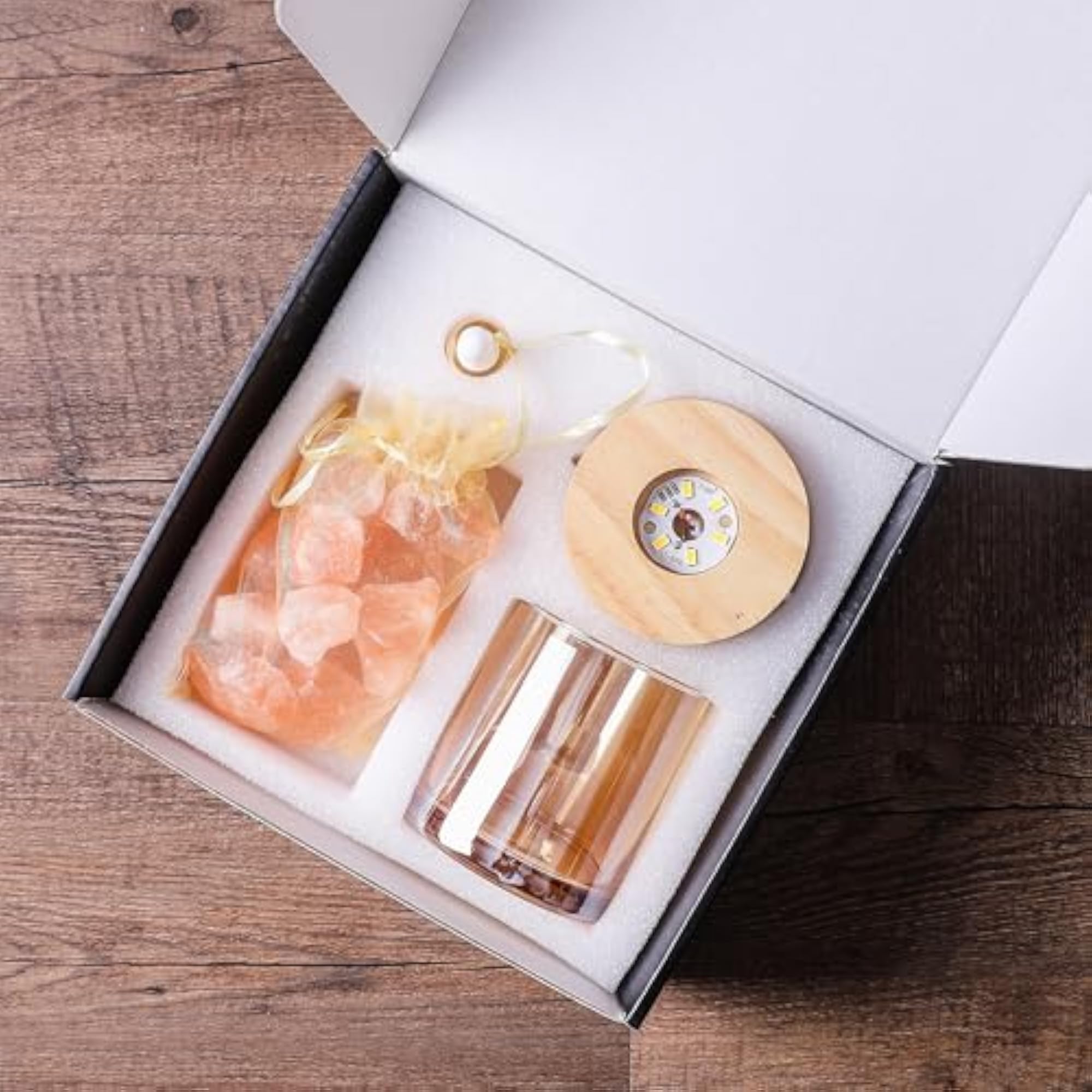 Himalayan Salt Stone Lavender Essential Oil Diffuser Gift Set