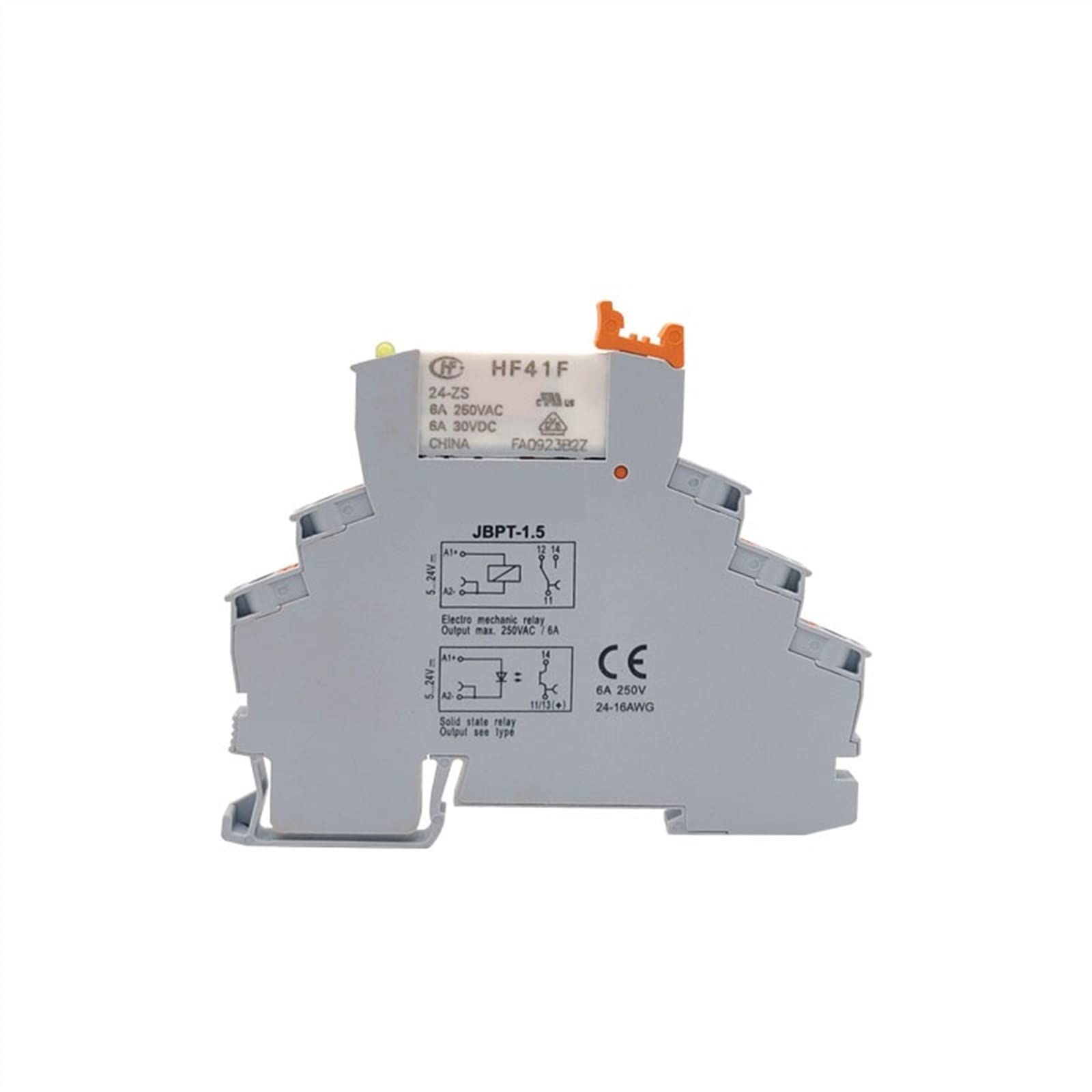 Module de relais mince 24V saako avec bornier rail DIN BPT 1.5