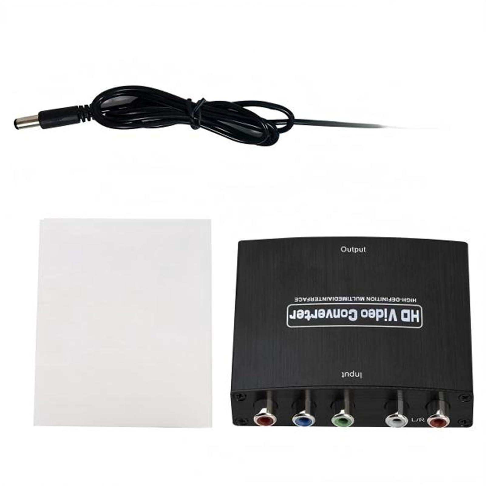 Convertitore video componente da HDMI a YPbPr for collegare laptop, registratori DVD e vecchi televisori/altoparlanti facile da usare