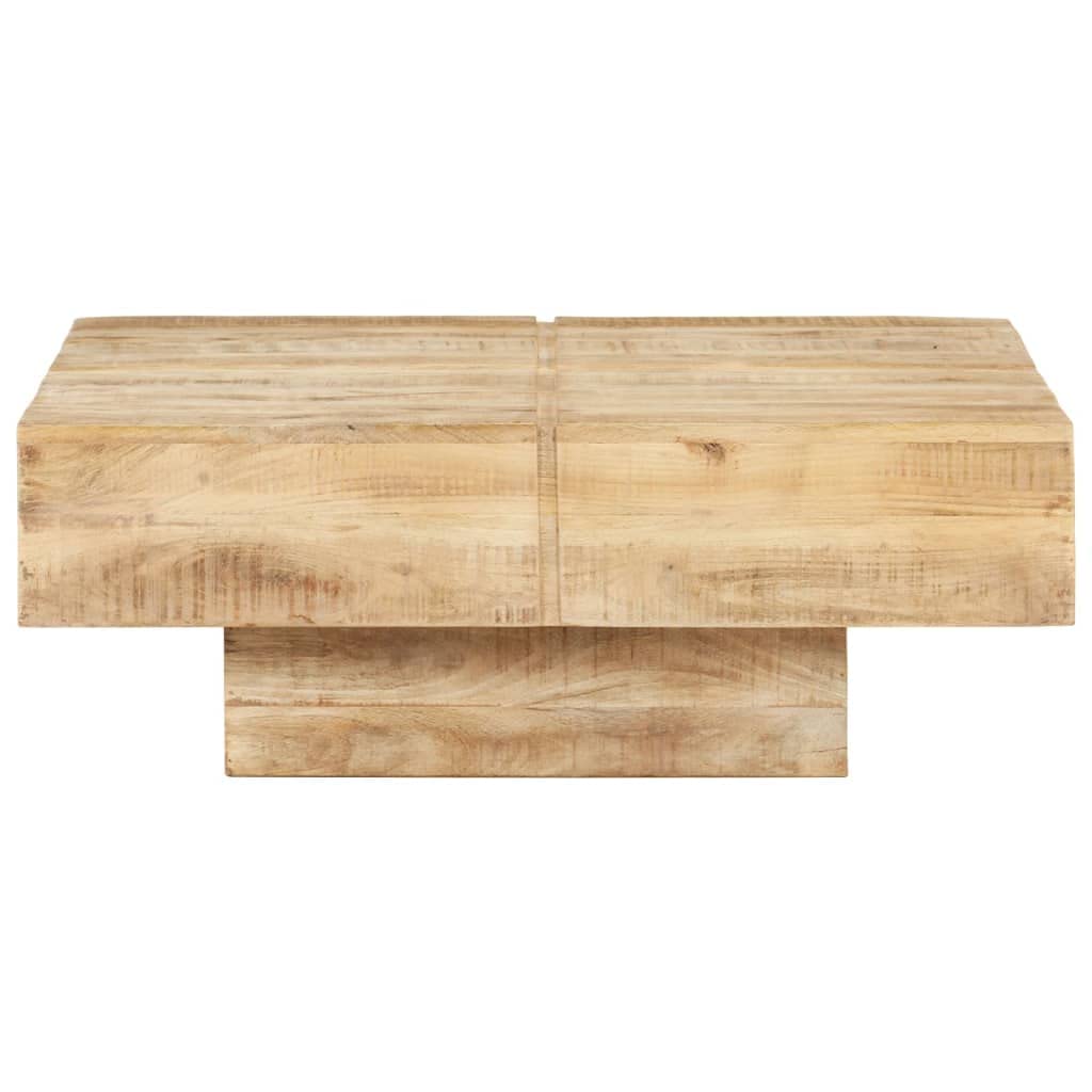 Genérico Mesa de Centro de Madera Maciza de Mango 80x80x28 cm,Mobiliario,Mesas,Mesas Decorativas,Mesas de centro-323592