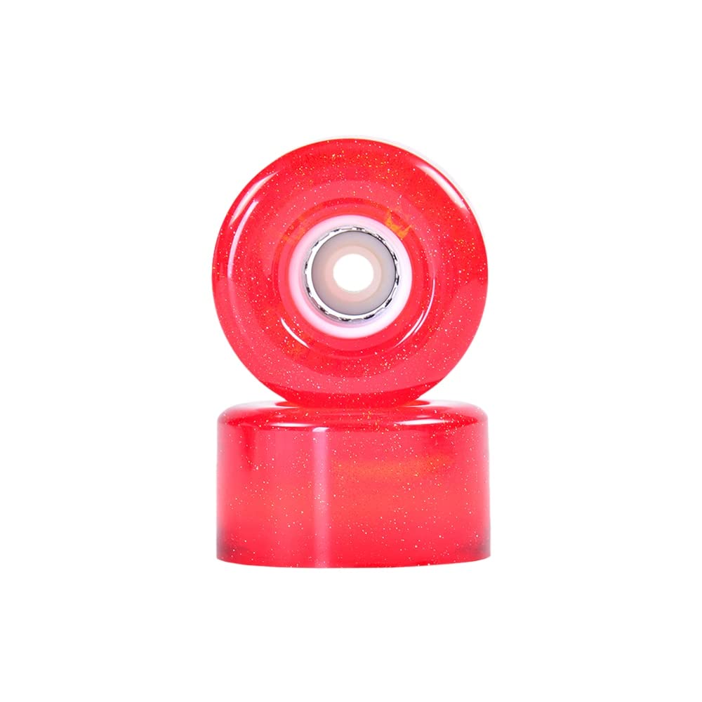 Luminous Skateboard Wheels 8 Piezas 58x32mm Ruedas de patín de Ruedas Patinaje Deslizante luz hasta patineta de Cuatro Ruedas Accesorios for Patines