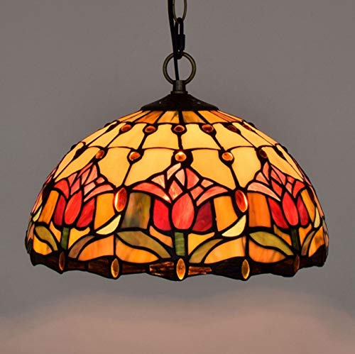 Chandelier rural YRYRYW en verre traité contre la lumière agressive en salle à manger