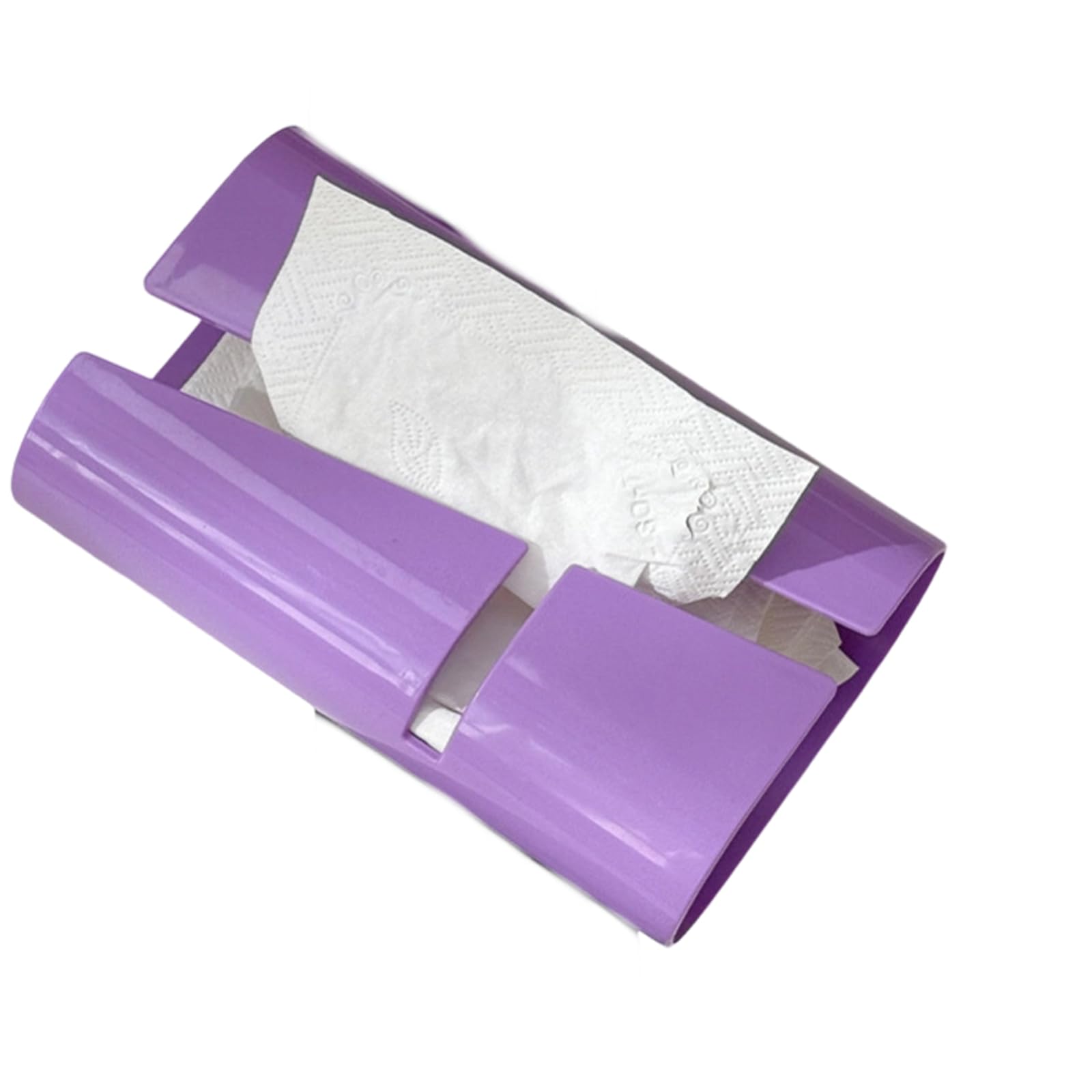 Curved Design Desktop Tissue Box Holder ABS Materials Stylish Tissue Dispenser for Home Offices Decors Box Container