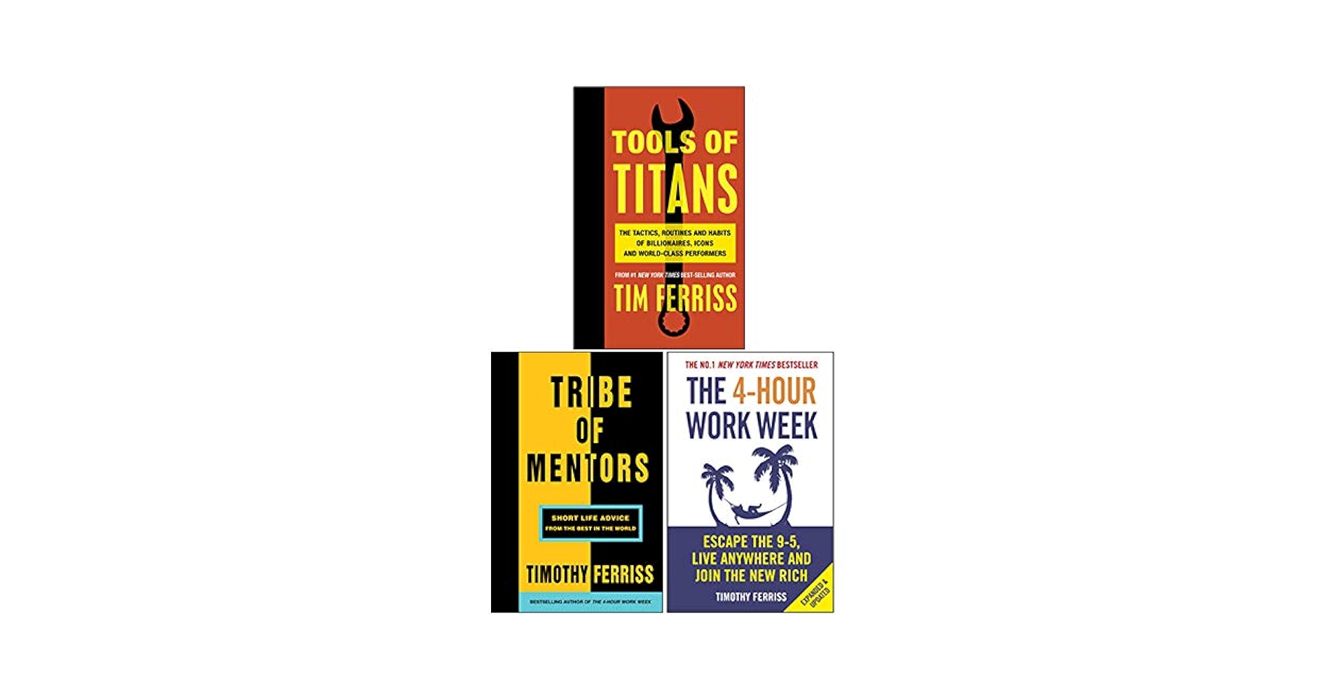 Timothy Ferriss 3 Books Collection Set (Tools of Titans
