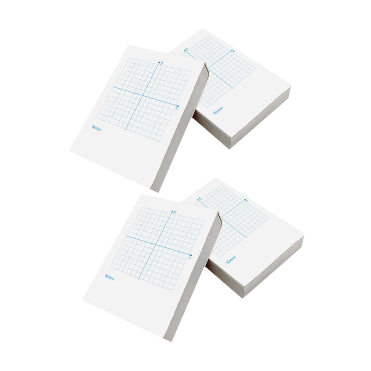 OSALADI 3 Pièces 4 Livre D'exercices Coordonner Carnet De Notes Haut Pointé Classe Dessiner Graphique Indice Plan Cartonné Supplies Du Collège Fiches Papier Blanche