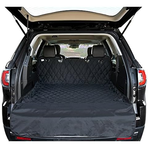 Arf Pets SUV Dog Cargo Liner Cover for SUVs and Cars, Waterproof Material, Non Slip Backing, Extra Bumper Flap Protector, Large Size - Universal Fit Cover