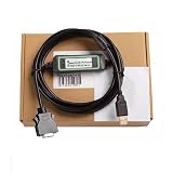 USB-MR-CPCATCBL3M for Servo MR-J2S/J2 Debugging Cable Programming Cable Download Cable Communication Cable Eco-Friendly Cable Stable Transmission Stable Model FT232RL Chip Black 3 Meter