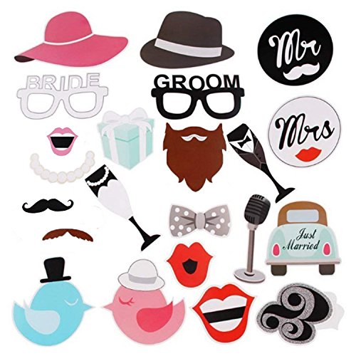 BizoeRade 22 Pezzi Photo Booth Tatuaggi o Puntelli...