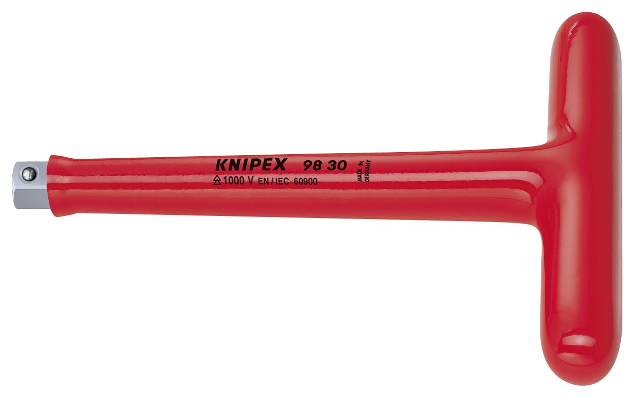 KNIPEX 98 30 1,000V Insulated 3/8 T-Handle Drive - Nut Drivers