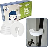 Vista 9 de Wittle Protector de pellizco para dedos, tope de puerta a prueba de bebés con espuma suave y duradera, evita que las puertas se golpeen, evita
