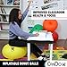 CanDo Donut Exercise, Workout, Core Training, Swiss Stability Ball for Yoga, Pilates and Balance Training in Gym, Office or Classroom