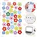 Xindojuz 780 PCS Pastel Flower Stickers, 20 Sheets Cute Small Floral Stickers for Kids, Boho Self-Adhesive Pastel Sticker for Scrapbooking Water Bottle, Laptop, Car, Cellphone Case, Arts & Craft