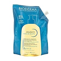 Vista 9 de Bioderma Atoderm Shower Oil, Cleansing Oil For Face & Body, Nourishing Cleansing Oil For Dry to Atopic Sensitive Skin For Softer & Smooth Skin For