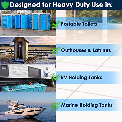 Portable Toilet Porta Potty Chemical Waste Digestant & Deodorizer - 1 Gallon/Fresh Scent (Up To 42 Doses Per Gallon) #TOP4