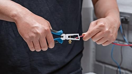 Miniatura 8 de Bosch Professional 1600A01V03 - Pelacables (6.299 in, acero al cromo-vanadio, agarre suave), color azul