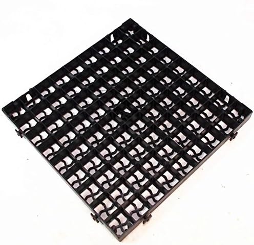 4 x Black Plastic Paving Driveway Grid Turf Grass Lawn Path Gravel Protector Drainage Mat (1 Square Meter)