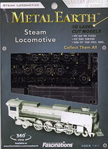Metal Earth Fascinations Steam Locomotiva Metallo