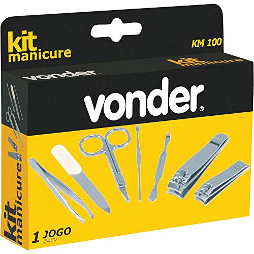 Kit Manicure 7 Peças e Estojo KM100 Vonder 36.62.004.000