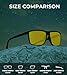 KALIYADI Polarized Sunglasses for Men and Women, Mens Sunglasses Polarized with UV Protection for Driving Fishing Golf (3 Packs) gallery 2