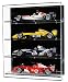 Produktbild widdowsons Display Fällen Wand Display Schutzhülle für Vier Maßstab 1: 18 Modell Formula One Cars, Acryl, 35,2 x 16,5 x 43 cm