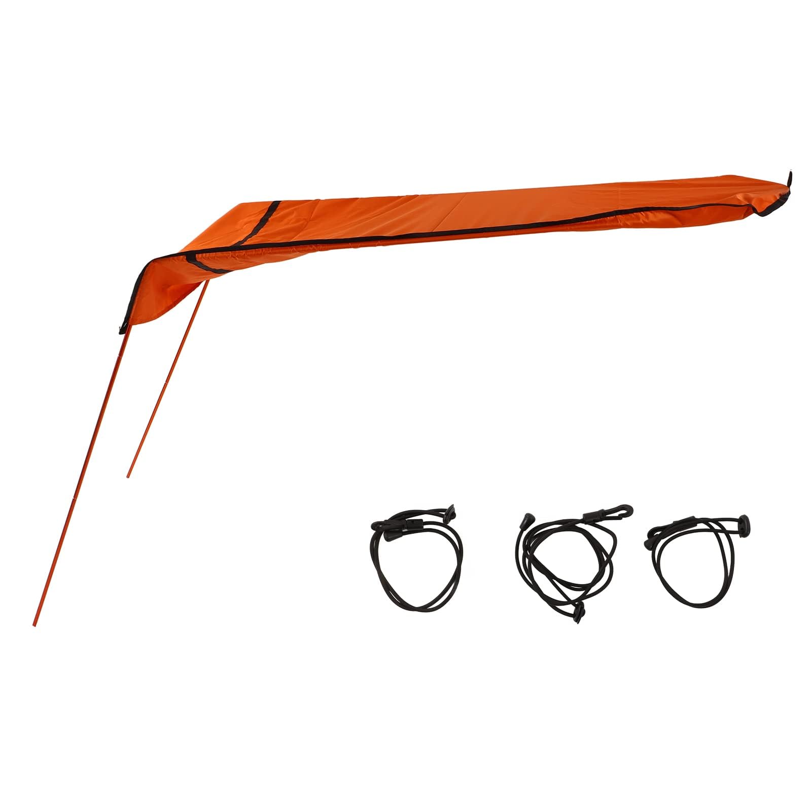 Alomejor Kayak Sun Shade Canopy Impermeable Oxford Fabric Parasol Plegable Toldo para Canoa de Barco