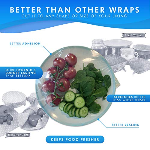 image for Tasman & Co Reusable Food Wrap, Cling Film, Baking Sheet - Better than