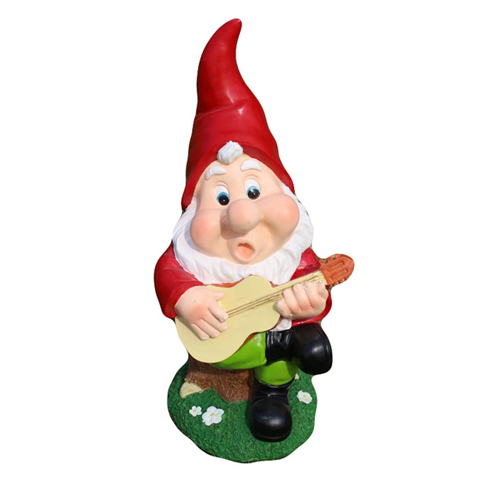 Sculpture de fée de dessin animé et nain mignon pour décoration de jardin