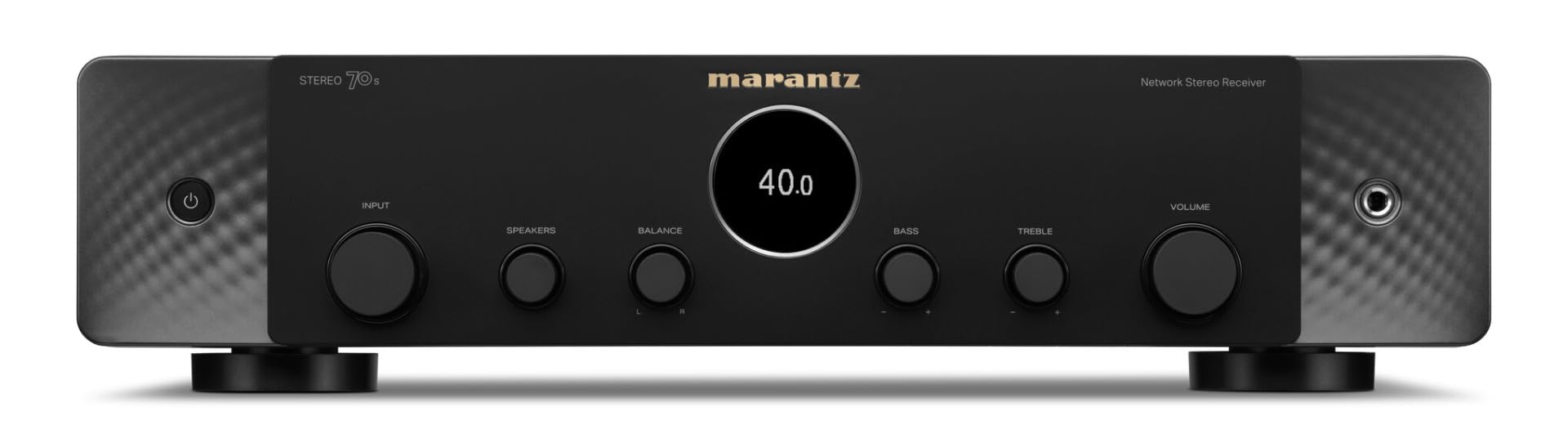 Marantz Stereo 70s Receptor de A/V de 2 Canales con 8K, Streaming HEOS Built-in, Fono y Radio FM/Dab+