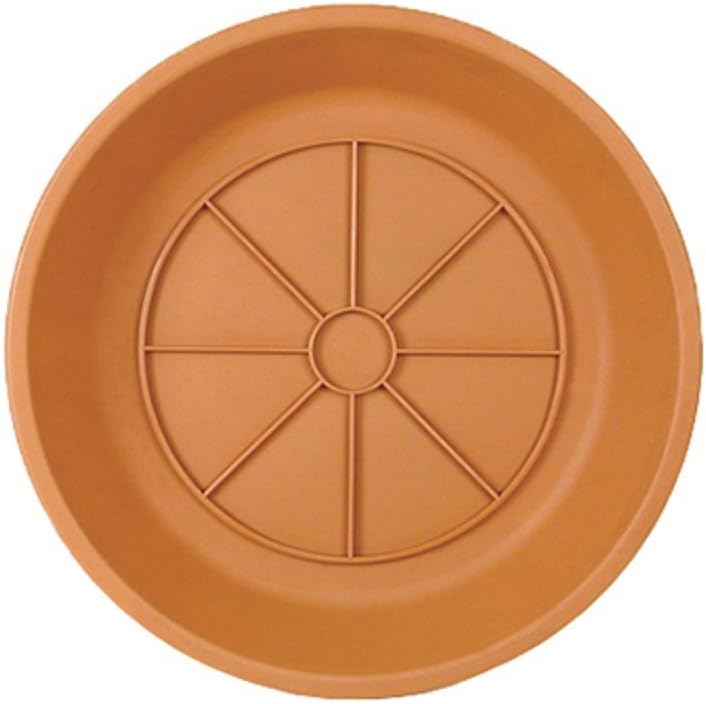 12.5 Poly-Resin Saucer, Terra Cotta