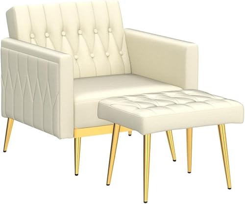 Miniatura 80 de Silla decorativa de terciopelo con reposabrazos y respaldo ajustables, sillón reclinable con botones, sillón reclinable individual con otomana y una