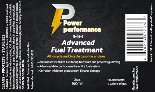 Power Performance 5W-30 Oil Change Kit for Kawasaki 49065-0724 and Fuel Treatment - Thumbnail 5