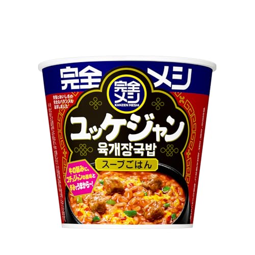 【完全メシ】日清食品 ユッケジャン 6食セット たんぱく質 PFCバランス 食物繊維（Amazon）