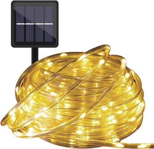 Guirnalda Solar Para Exterior - 2 Pack, 12m, 120 LEDs, 8 Modos, IP65 (Ideal Para Jardín O Navidad)
