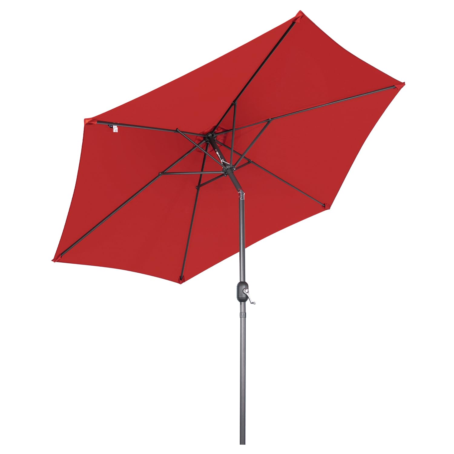 Angel Living 270cm Parasol Manivelle Inclinable Parasol de Jardin, Empêche de La Lumière Solaire Directe et Anti-ultraviolet, Parasol pour Patio et Jardin, Toile pour Balcon Patio Terras