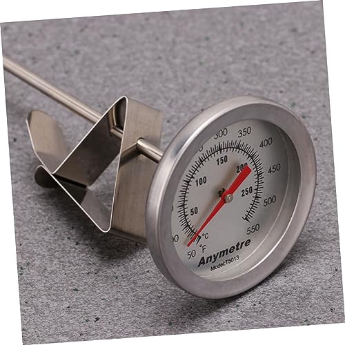 Garneck 1Pc Cozimento De Alimentos Dial Aço Inoxidável Churrasco Termômetro De Alimentos Dial Termôm