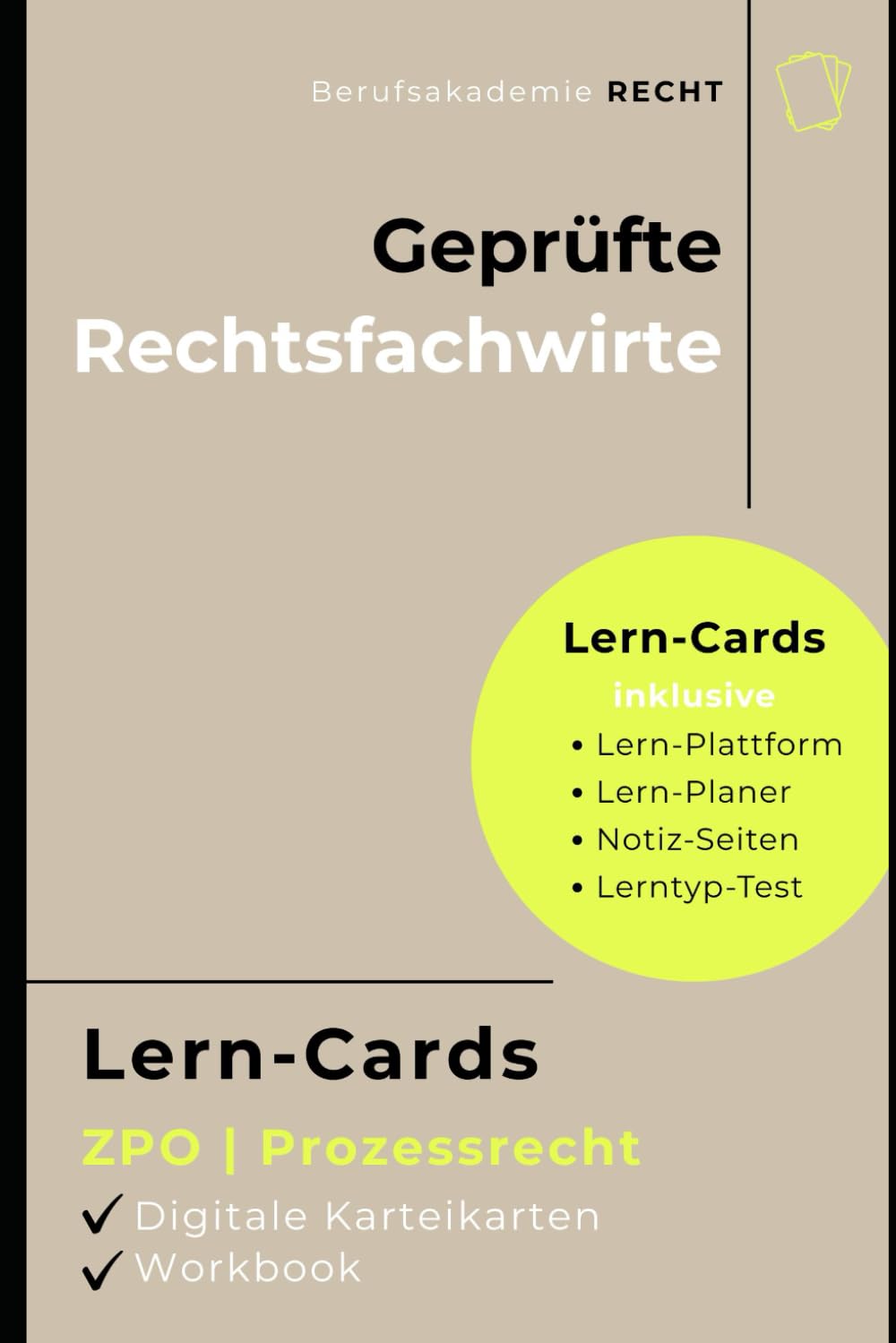 Karteikarten (digital) für Rechtsfachwirte ⚖️ ZPO: ✔️Mehr als 200 Karteikarten ✔️Zur Weiterbildung & Prüfungsvorbereitung ✔️EXKLUSIV für ... bei Fragen (Karteikarten für Rechtsfachwirte)