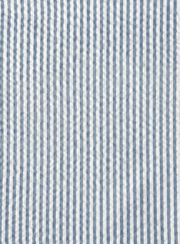 Men's 2 Pieces Searsucker Pinstripe Suit Casual Solid Six Button Blazer Slim Fit Double Breasted Jacket Trousers Party Set4