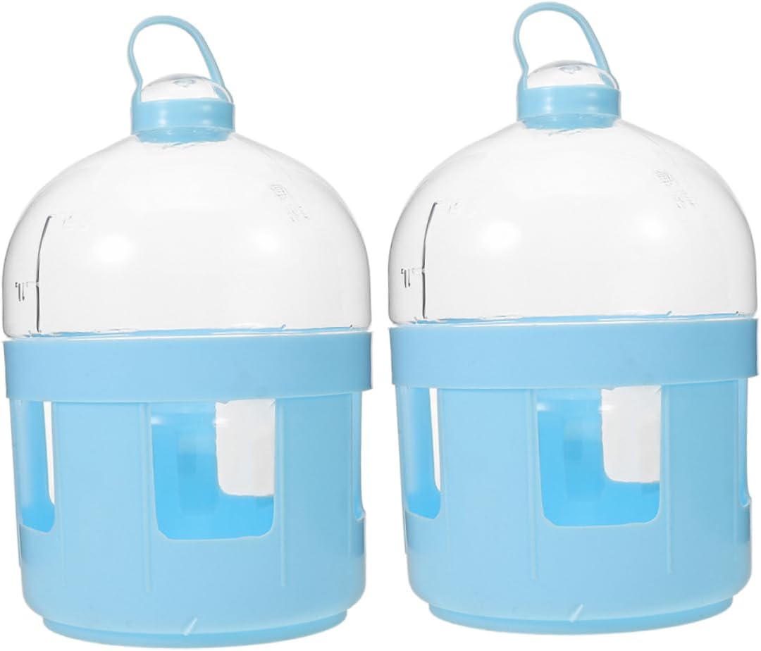 ibasenice 2pcs Pigeon Water Dispenser Bird Waterer Bottle for Homing Racing Pigeons Easy Access Hydration Design for and Feeding Needs