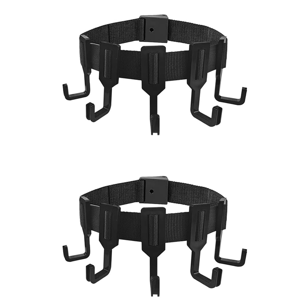 IJSDNVJNDX Outdoor Tree Stand Gear Hanger with 6 Large Hooks Treestand Strap Hangers Multi-Hook Accessory Holder