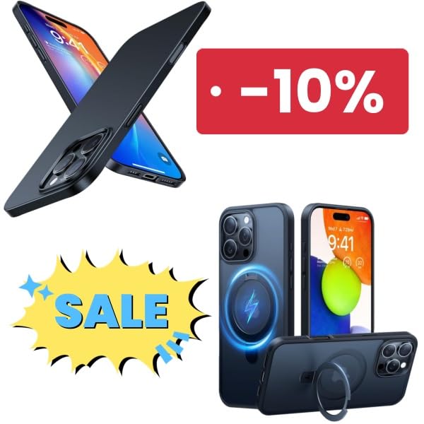 TORRAS Save 10% to Buy Both Black iPhone 16 Pro Cases
